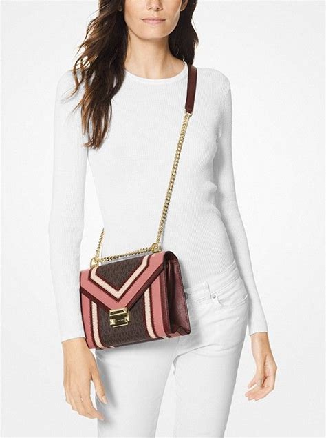 logo and leather convertible crossbody bag michael kors|michael kors crossbody bag sale.